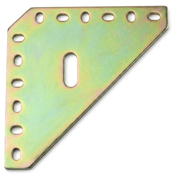 MINUTEX Rinforzo Triangolare Multiuso MM100x100x1,5 in Acciaio Zincato* - MINUTEX